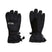 ZoomGlove-A pair of black XTM ski gloves shown from both the back and palm sides against a plain white background.