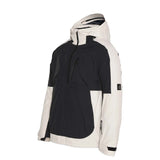 Wetherill 2L Insulated Anorak- Black and white anorak on a white background