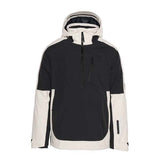 Wetherill 2L Insulated Anorak- Black and white anorak on a white background