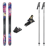 Nordica Unleashed 90 Mens Skis 2027 with Strive 12 Bindings Ski Package - Bent Chetler Butter