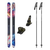 Nordica Unleashed 106 Mens Skis 2027 with Griffon 13 Bindings Ski Package - Black/Olive Green