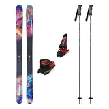Nordica Unleashed 106 Mens Skis 2027 with Griffon 13 Bindings Ski Package - Black/Red