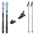 Nordica Santa Ana 82 Womens Skis 2027 with Strive 12 Bindings Ski Package - Bent Chetler Butter
