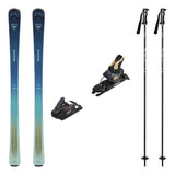 Rossignol Arcade 84 Womens Skis 2027 with Strive 12 Bindings Ski Package - Bent Chetler Butter