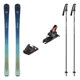Rossignol Arcade 84 Womens Skis 2027 with Strive 12 Bindings Ski Package - Bent Chetler Salmon