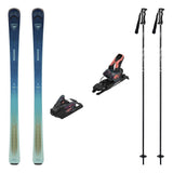 Rossignol Arcade 84 Womens Skis 2027 with Strive 12 Bindings Ski Package - Bent Chetler Salmon