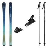 Rossignol Arcade 84 Womens Skis 2027 with Strive 12 Bindings Ski Package - Black