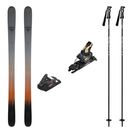 Rossignol Soul 92 Mens Skis 2027 with Strive 12 Bindings Ski Package - Bent Chetler Butter