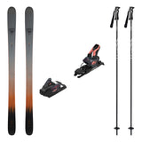 Rossignol Soul 92 Mens Skis 2027 with Strive 12 Bindings Ski Package - Bent Chetler Salmon