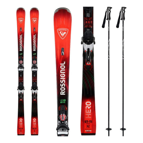 Rossignol Hero ST Adult Skis 2027 with Konect SPX 14 System Bindings Ski Package