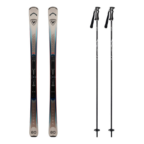 Rossignol Arcade 80 Mens Skis 2027 with Xpress XP10 System Bindings Ski Package
