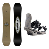 Arbor Element Decon Mens Snowboard 2027 with Spruce Bindings Snowboard Package - Smoke/Grey