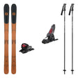 Volkl Mantra 108 Size 177cm Adult Skis 2026 with Marker Griffon 13 Bindings Ski Package - Anthracite/Black/Red