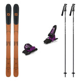 Volkl Mantra 108 Size 177cm Adult Skis 2026 with Marker Griffon 13 Bindings Ski Package - Black/Purple