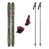 Atomic Bent 110 Adult Skis 2026 with Marker Griffon 13 Bindings Ski Package - Black/Red