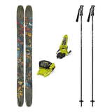 Atomic Bent 110 Adult Skis 2026 with Marker Griffon 13 Bindings Ski Package - Green/Black