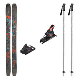 Atomic Bent 100 Adult Skis 2026 with Strive 12 Bindings Ski Package - Bent Chetler Salmon