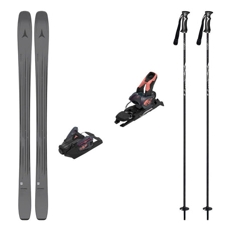 Atomic Maverick 88 Cti Adult Skis 2026 with Strive 12 Bindings Ski Package - Bent Chetler Salmon