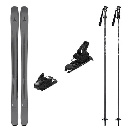 Atomic Maverick 88 Cti Adult Skis 2026 with Strive 12 Bindings Ski Package - Black