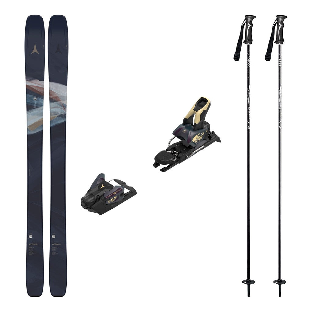 Atomic Maven 88 Cti Womens Skis 2026 with Strive 12 Bindings Ski Package - Bent Chetler Butter