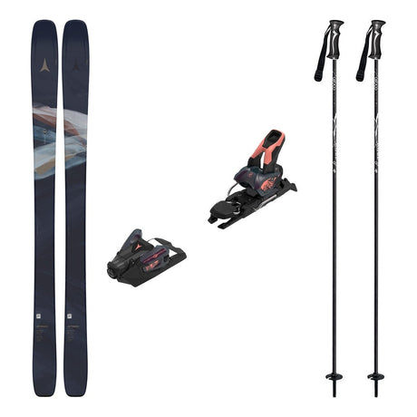 Atomic Maven 88 Cti Womens Skis 2026 with Strive 12 Bindings Ski Package - Bent Chetler Salmon
