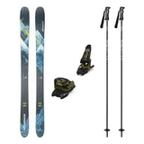 Nordica Enforcer 104 Mens Skis 2026 with Marker Griffon 13 Bindings Ski Package - Black/Olive Green