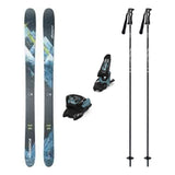 Nordica Enforcer 104 Mens Skis 2026 with Marker Griffon 13 Bindings Ski Package - Black/Powder Blue