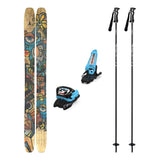 Atomic Bent Chetler 120 Mens Skis 2026 with Marker Griffon 13 Bindings Ski Package - Black/Light Blue