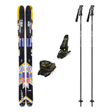 Line Optic 104 Adult Skis 2026 with Marker Griffon 13 Bindings Ski Package - Black/Olive Green