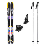 Line Optic 104 Adult Skis 2026 with Marker Griffon 13 Bindings Ski Package - Black