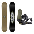 Arbor Element Decon Mens Snowboard 2027 with Spruce Bindings Snowboard Package - Military/Black