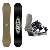 Arbor Element Decon Mens Snowboard 2027 with Spruce Bindings Snowboard Package - Smoke/Grey