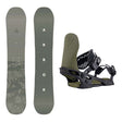 Arbor Formula Decon Mens Snowboard 2027 with Spruce Bindings Snowboard Package - Military/Black