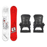 Armada Beatnik Mens Snowboard 2027 with District Bindings Snowboard Package - Black