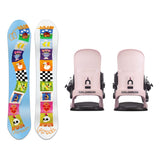 Armada Do-Si-Do Womens Snowboard 2027 with EDB Bindings Snowboard Package - Icy Pink