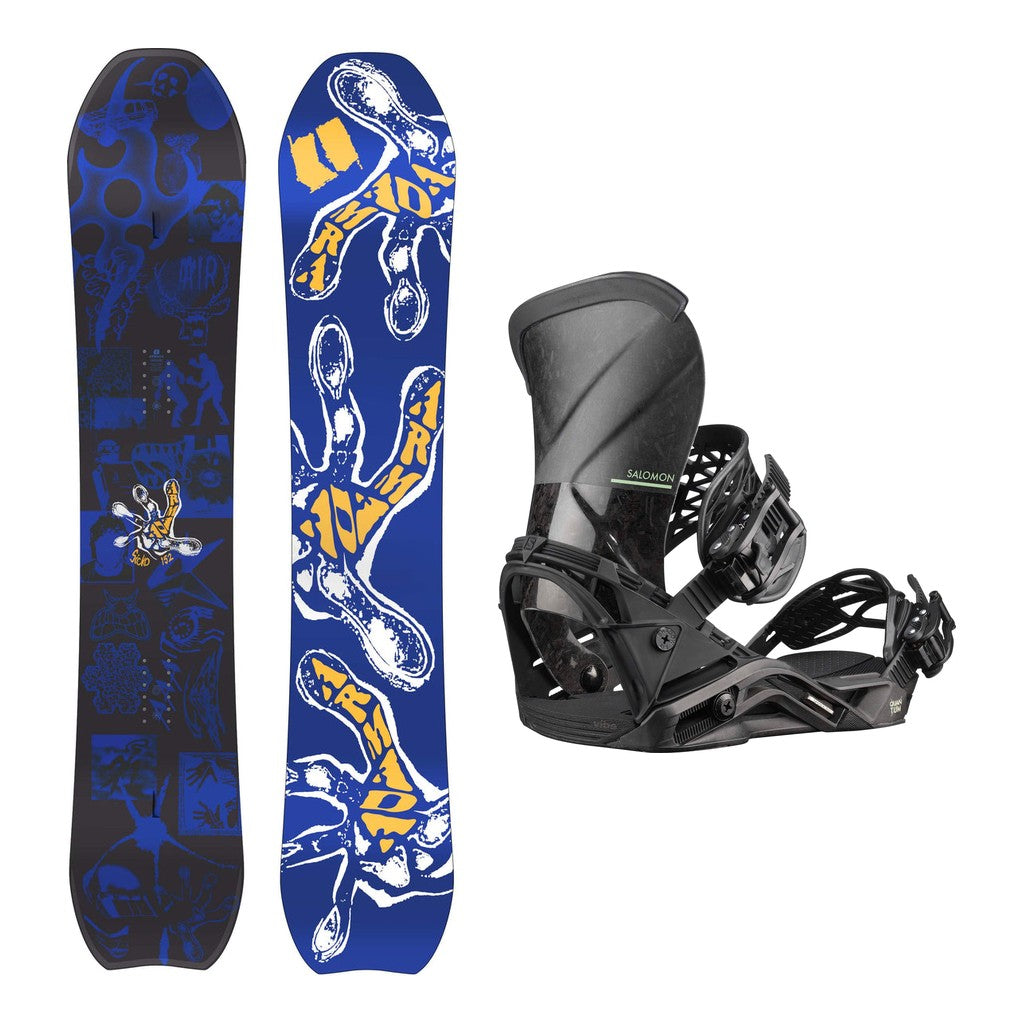 Armada Sicko Mens Snowboard 2027 with Quantum Carbon Bindings Snowboard Package