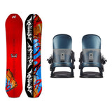Armada Squonk Adult Snowboard 2027 with EDB Bindings Snowboard Package - Mediterranea Grey