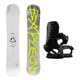 Bataleon Evil Twin Mens Snowboard 2027 with Blaster AW FASE Bindings Snowboard Package - Black
