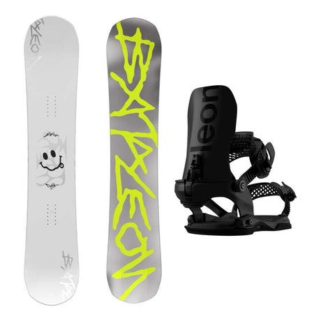 Bataleon Evil Twin Mens Snowboard 2027 with Blaster AW FASE Bindings Snowboard Package - Black
