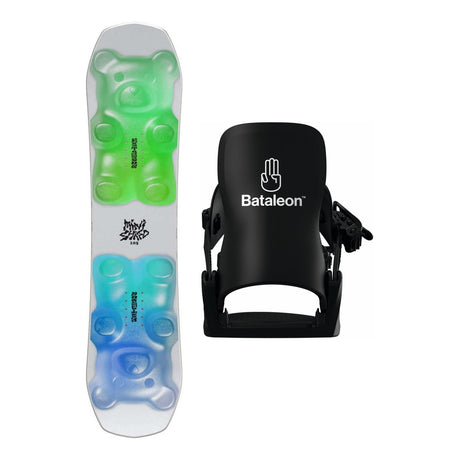 Bataleon Minishred Kids Snowboard 2027 with Minishred Bindings Snowboard Package