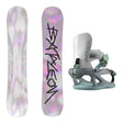Bataleon Push Up Womens Snowboard 2027 with Ghost FASE Bindings Snowboard Package