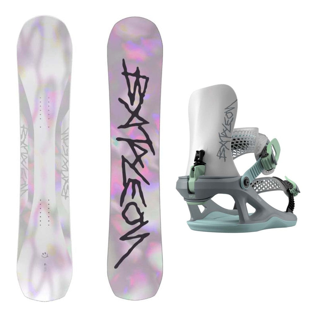 Bataleon Push Up Womens Snowboard 2027 with Ghost FASE Bindings Snowboard Package
