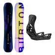Burton Custom Camber Mens Snowboard with Step On Genesis Re:Flex Bindings Snowboard Package - Black