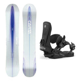 Capita Artemis Womens Snowboard 2027 with Trilogy Bindings Snowboard Package - Black