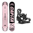 Capita Dark Horse Mens Snowboard 2027 with Flite Pro Bindings Snowboard Package - Black