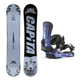 Capita Dark Horse Wide Mens Snowboard 2027 with Force Classic Bindings Snowboard Package - Cosmo