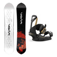Capita Kazu Kokubo Pro Mens Snowboard 2027 with Falcor Bindings Snowboard Package - Black