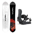 Capita Kazu Kokubo Pro Mens Snowboard 2027 with Force Team Bindings Snowboard Package - Black