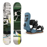 Capita Outerspace Living Mens Snowboard 2027 with Strata Bindings Snowboard Package - Dark Blue