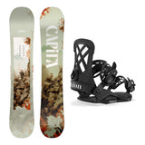 Capita Paradise Womens Snowboard 2027 with Rosa Bindings Snowboard Package - Black